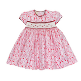 Vestido Bebé Niña Rojo Bordino