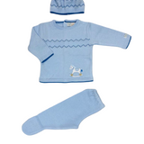 Conjunto Bebé Niño Azul Bebita