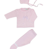 Conjunto Bebé Niña Rosado Bebita