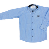 Camisa Niño Azul Roott + Co