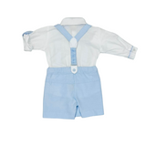 Conjunto Bebé Niño Bautizo Celeste Donal
