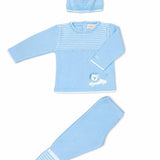 Conjunto Bebé Niño Celeste Bebita