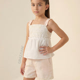 Conjunto Niña Beige Grazziani