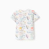 Camiseta Bebé Niño Multicolor Zippy