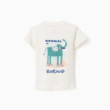 Camiseta Bebé Niño Beige Zippy