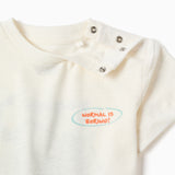 Camiseta Bebé Niño Beige Zippy