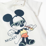 Conjunto Bermuda Bebé Niño Mickey Zippy