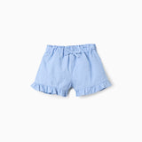 Conjunto Short Bebé Niña Azul Zippy