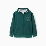 Sudadera Niño Verde Zippy