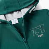 Sudadera Niño Verde Zippy
