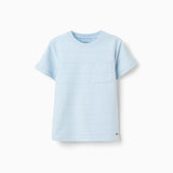 Camiseta Niño Azul Claro Zippy