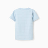 Camiseta Niño Azul Claro Zippy