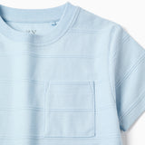 Camiseta Niño Azul Claro Zippy