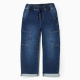 Jean Cargo Niño Azul Oscuro Zippy