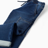 Jean Cargo Niño Azul Oscuro Zippy