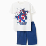 Conjunto Spiderman Niño Bermuda Azul Zippy