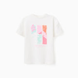 Camiseta Niña Blanco Zippy
