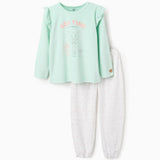 Pijama Niña Verde Zippy
