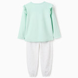 Pijama Niña Verde Zippy