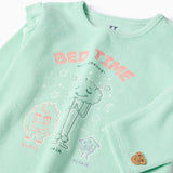 Pijama Niña Verde Zippy