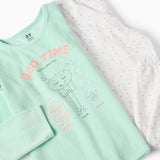 Pijama Niña Verde Zippy