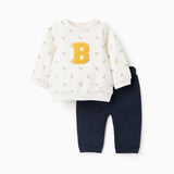 Conjunto Bebé Niño Blanco Zippy