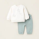 Conjunto Bebé Niño Blanco Zippy