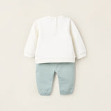 Conjunto Bebé Niño Blanco Zippy