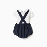 Conjunto Bebé Niño Blanco Zippy