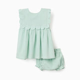 Vestido Bebé Niña Verde Zippy