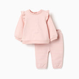 Conjunto Bebé Niña Rosado Zippy