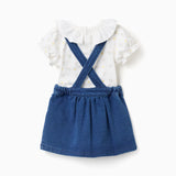 Conjunto Vestido Bebé Niña Azul Zippy