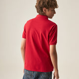 Camiseta Tipo Polo Niño Roja Chevignon